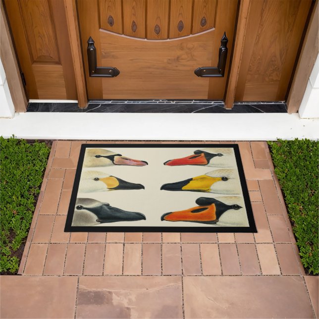 The many Faces of a Swan Rug (Outdoor)