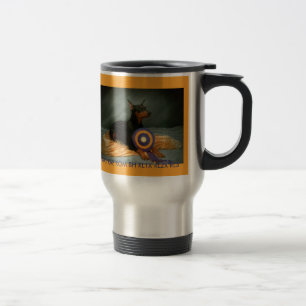The Many Faces of Jungle Jane Travel Mug