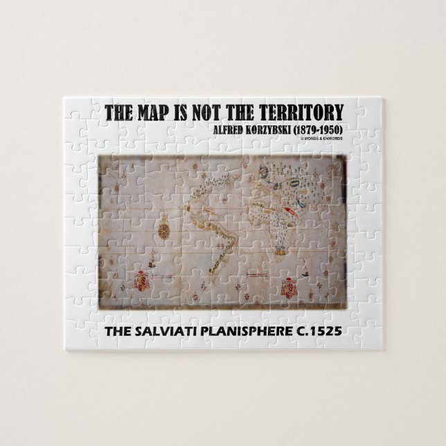 The Map Is Not The Territory Salviati Planisphere Jigsaw Puzzle (Horizontal)