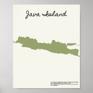 The Map of Java Poster