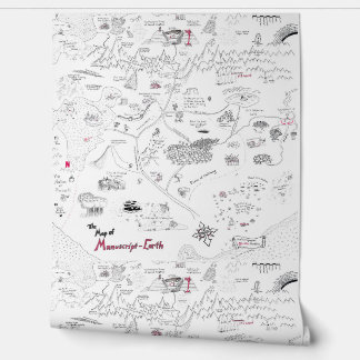 The Map of Manuscript Earth Wallpaper