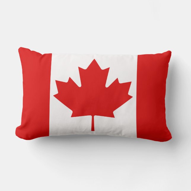 The Maple Leaf flag of Canada Lumbar Cushion (Front)