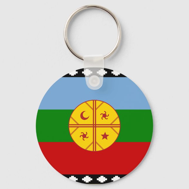 the Mapuches, Chile Key Ring (Front)