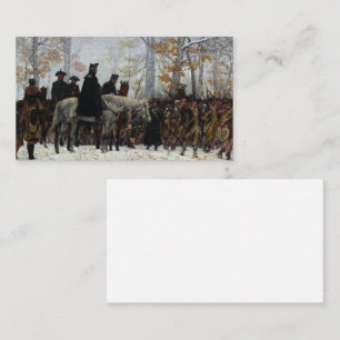 The March to Valley Forge by William B. T. Trego Business Card