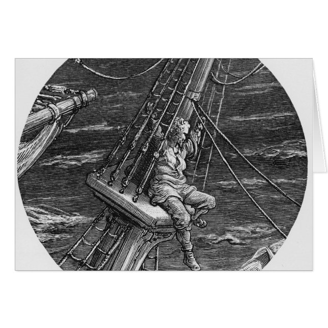The Mariner aloft in the poop of the ship (Front Horizontal)