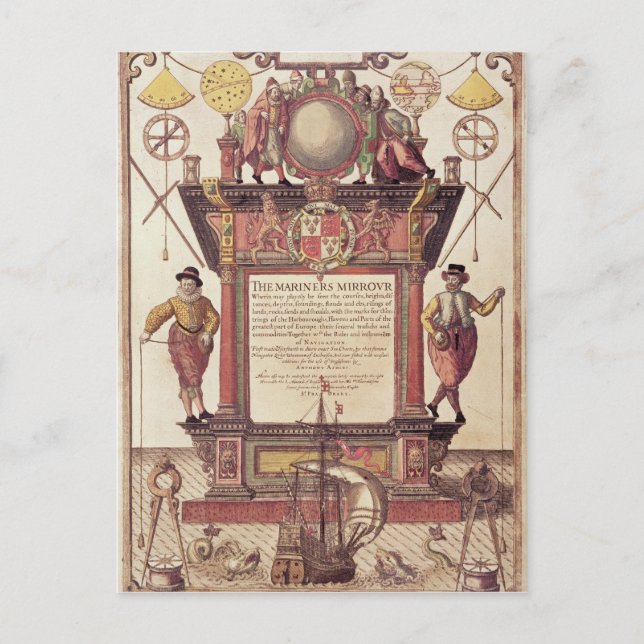 The Mariners Mirror, titlepage Postcard (Front)