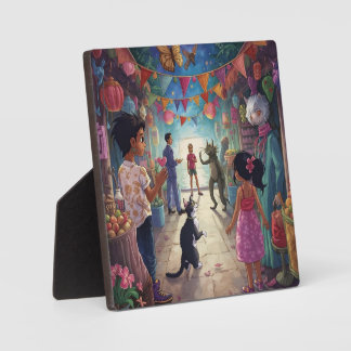 The Market Between Worlds Plaque