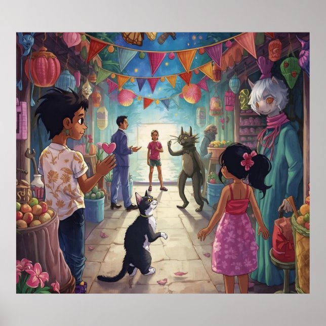 The Market Between Worlds Poster (Front)