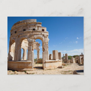 The Market, Leptis Magna, Al Khums District Postcard