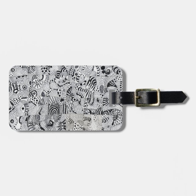 The Market Luggage Tag (Front Horizontal)