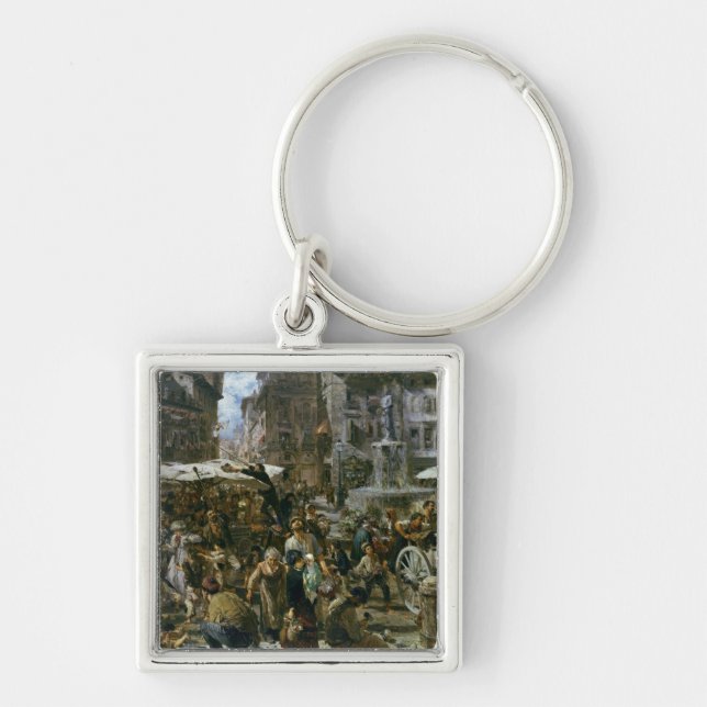 The Market of Verona Key Ring (Front)