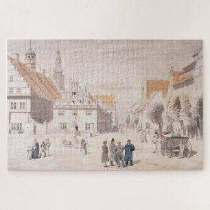 The Marketplace in Greifswald – Friedrich Jigsaw Puzzle