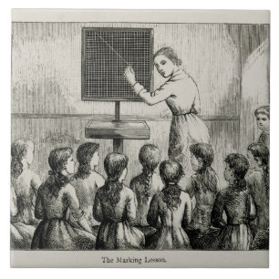 'The Marking Lesson', illustration from 'A Manual Tile