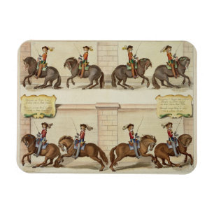 The Marquis of Newcastle on Horseback Demonstratin Magnet