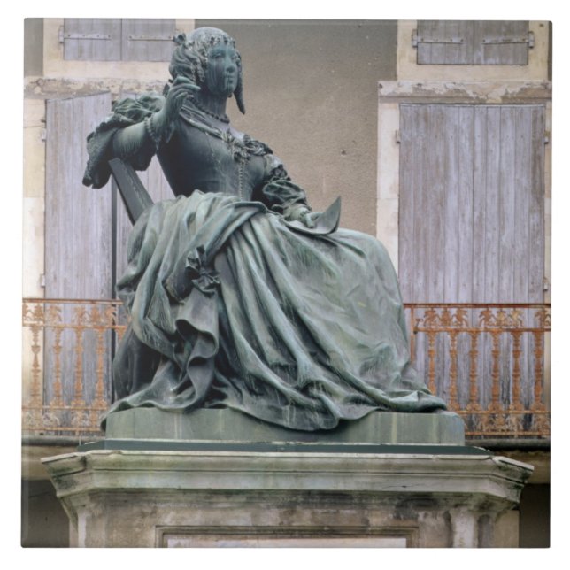 The Marquise de Sevigne (1626-1696) 1857-59 (bronz Tile (Front)