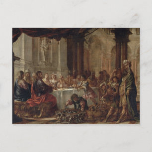 The Marriage at Cana, 1660 Postcard