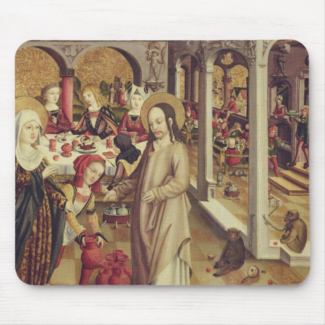 The Marriage at Cana, c.1500 Mouse Pad (Front)