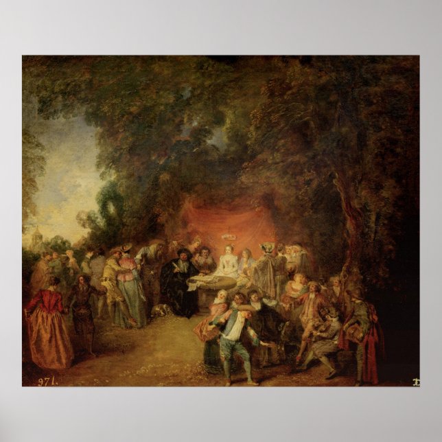 The Marriage Contract, c.1712-13 Poster (Front)