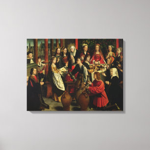 The Marriage Feast at Cana, c.1500-03 Canvas Print