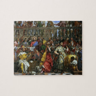 The Marriage Feast at Cana, detail of musicians an Jigsaw Puzzle