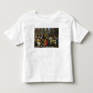 The Marriage Feast at Cana, detail of musicians an Toddler T-Shirt