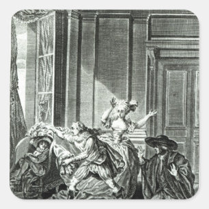 The Marriage of Figaro' Square Sticker