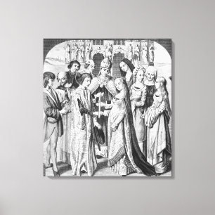 The Marriage of Henry VI and Margaret of Anjou Canvas Print