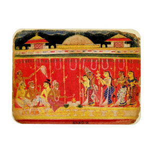 The Marriage of Krishna's Parents, from a disperse Magnet
