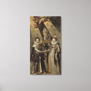 The Marriage of Louis XIII Canvas Print