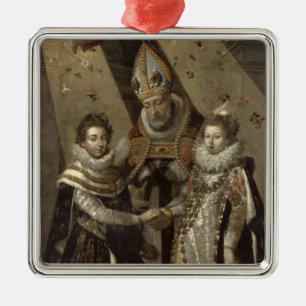 The Marriage of Louis XIII Metal Tree Decoration