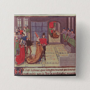 The Marriage of Renaud de Montauban and 15 Cm Square Badge