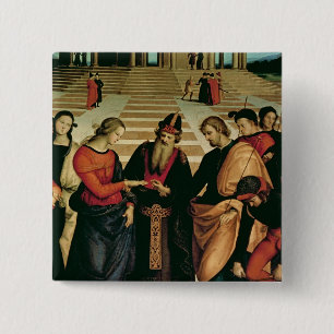 The Marriage of the Virgin, 1504 15 Cm Square Badge