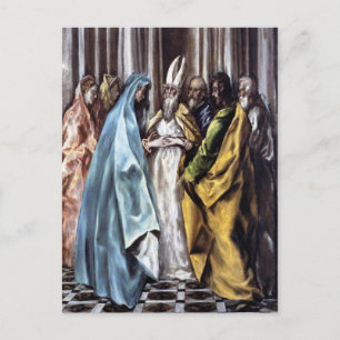 'The Marriage of the Virgin' Postcard