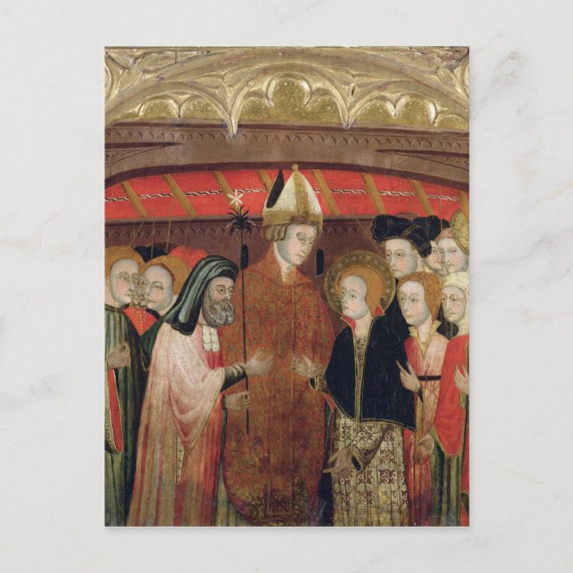 The Marriage of the Virgin Postcard (Front)