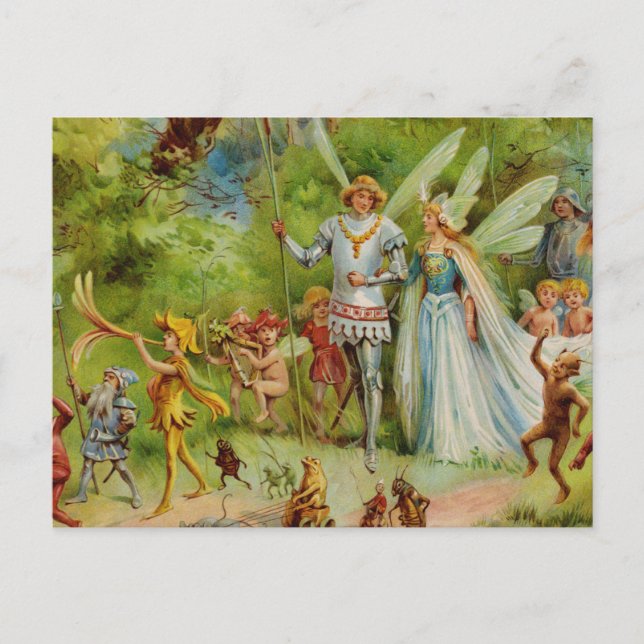 The Marriage of Thumbelina Postcard (Front)