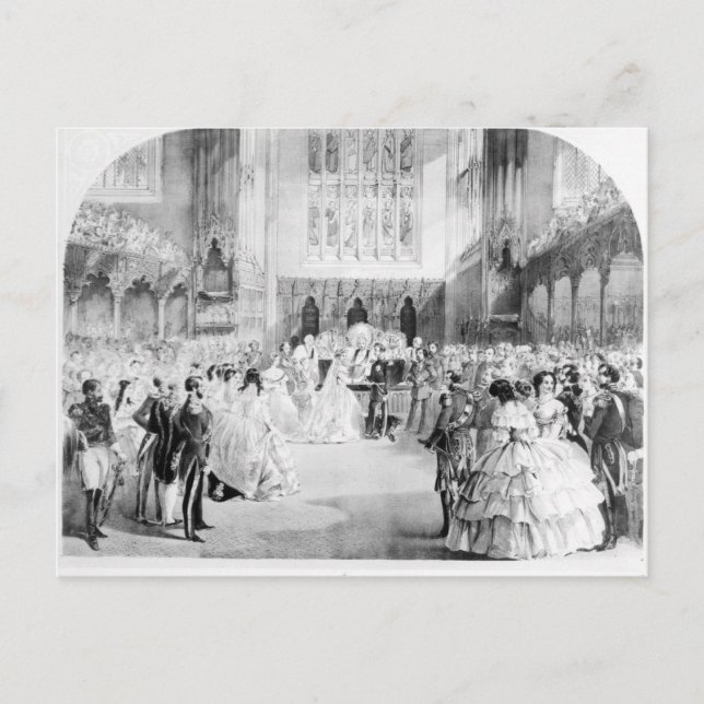 The Marriage of Victoria Postcard (Front)
