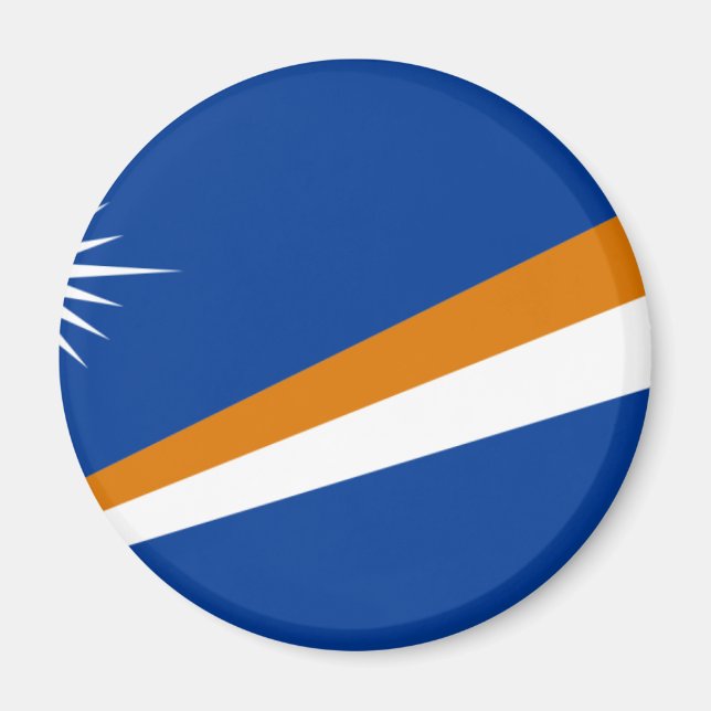 The Marshall Islands Flag Magnet (Front)