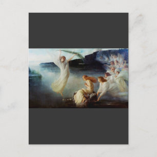 The martyrdom of Saint Cristina Holiday Postcard