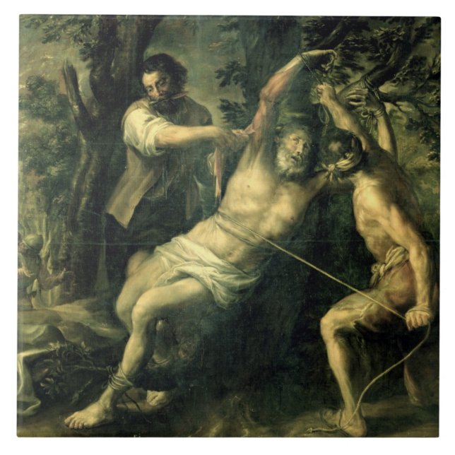 The Martyrdom of St. Bartholomew 2 Tile (Front)