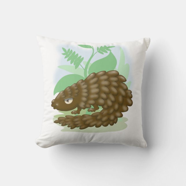 The Marvellous Little Pangolin Cushion (Front)