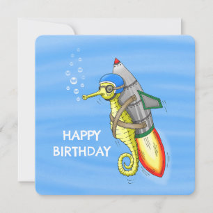 The Marvellous Yellow Rocket Seahorse