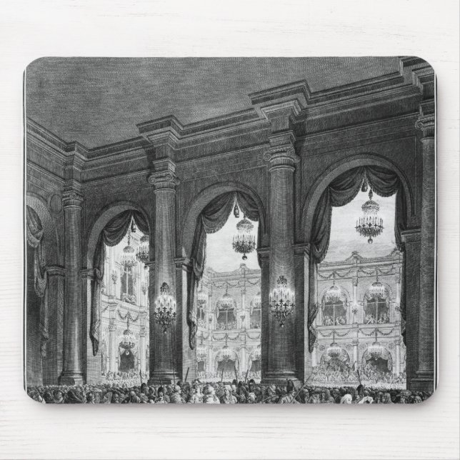The masked ball, 23rd January 1782 Mouse Pad (Front)
