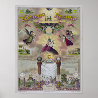 The Masonic Record Poster