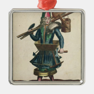 The Mason's Costume Metal Tree Decoration