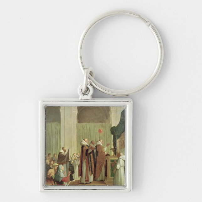 The Mass of St. Martin of Tours, 1654 Key Ring (Front)