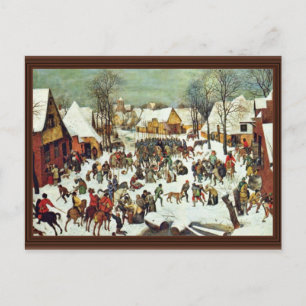 The Massacre Of The Innocents,  By Bruegel D. Ä. P Postcard