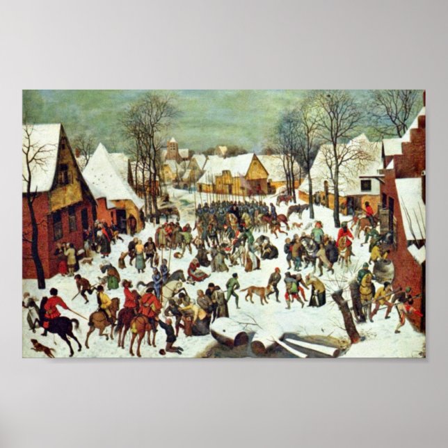 The Massacre Of The Innocents,  By Bruegel D. Ä. P Poster (Front)