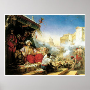 The Massacre of the Mamelukes at the Citadel Poster