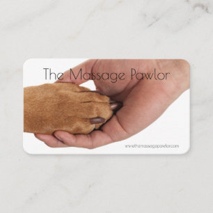 The Massage Pawlor Business Cards