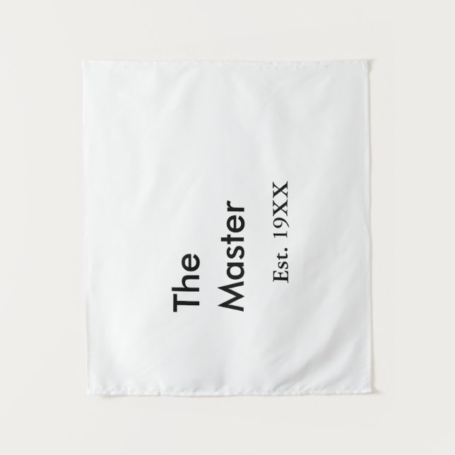 The Master boss name est year date man king title Tapestry (Front)